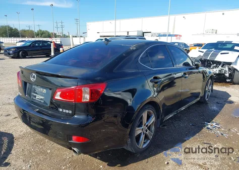 2011 Lexus Is 250 from USA, damaged, VIN JTHBF5C25B5133469